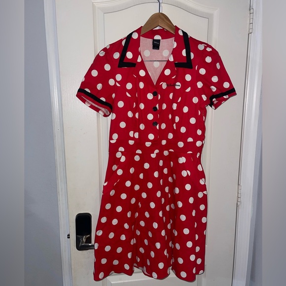 Disney Dresses & Skirts - Disney Red Polka Dot Minnie Mouse Dress